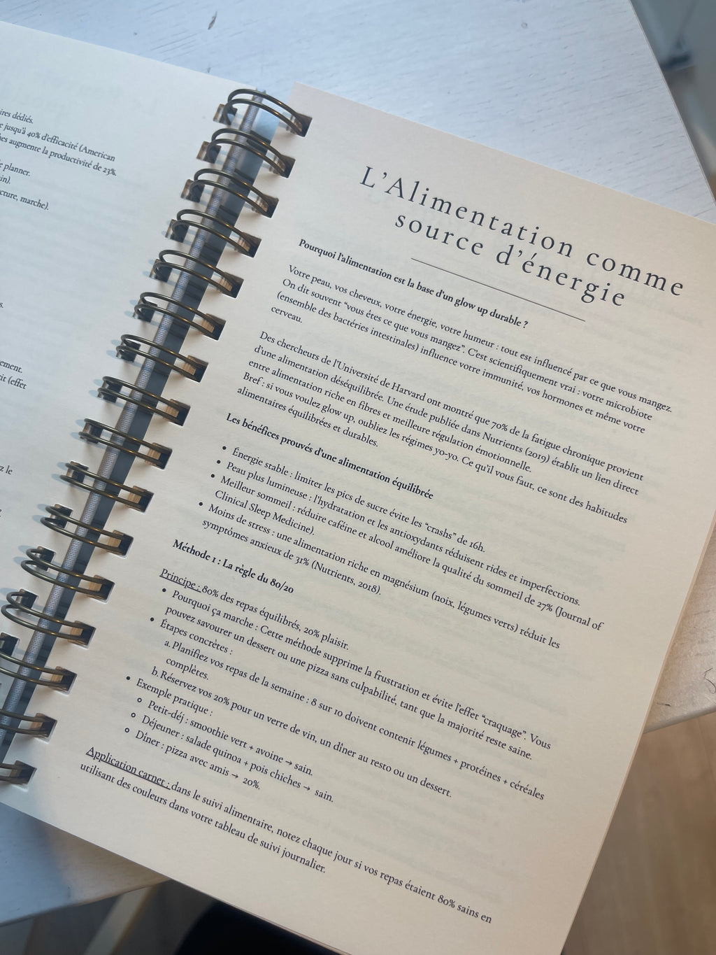 Journal Glow Up à personnaliser