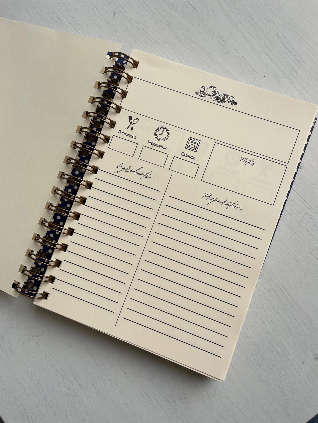 Journal de recette à personnaliser