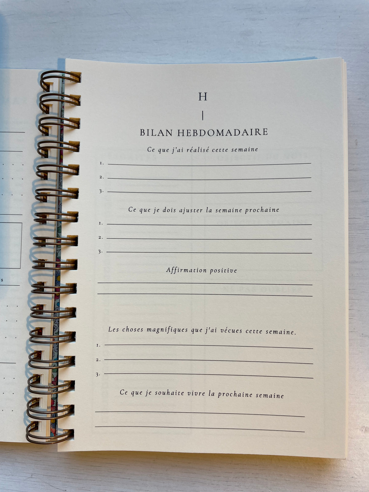 Journal Horizon à personnaliser - Maison Paon